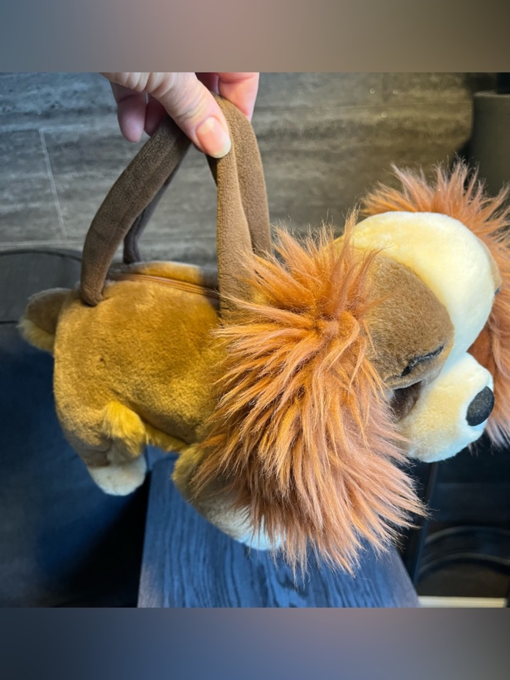 Vintage 13” Disney Store Lady character Plush Handbag ***Rare*** Character Purse